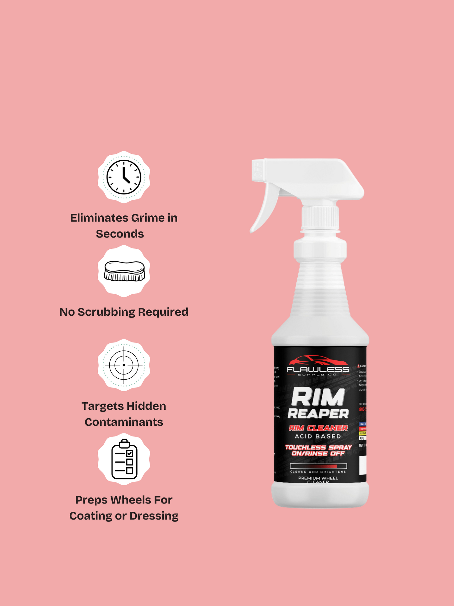 Flawless Rim Reaper – Acid-Based Wheel & Brake Dust Remover