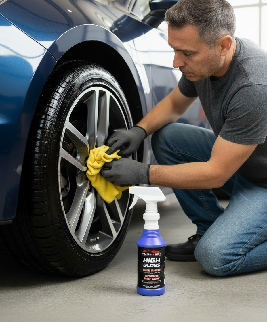 Flawless Tire Dressing – Deep Black Shine That Lasts