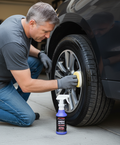 Flawless Tire Dressing – Deep Black Shine That Lasts