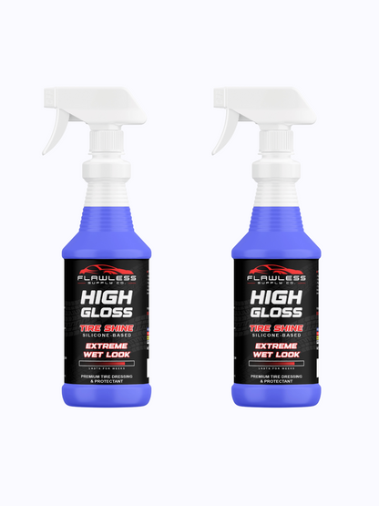Flawless Tire Dressing – Extreme Wet Look, Weeks of Protection