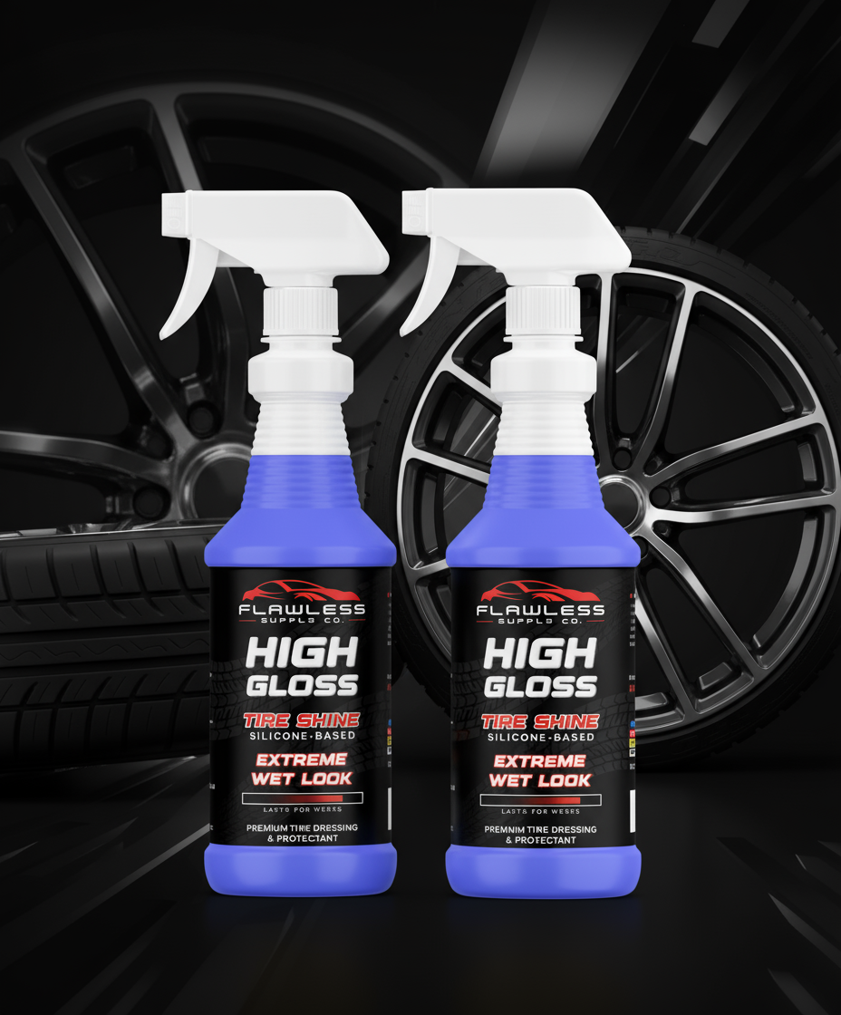 Flawless Tire Dressing – Deep Black Shine That Lasts