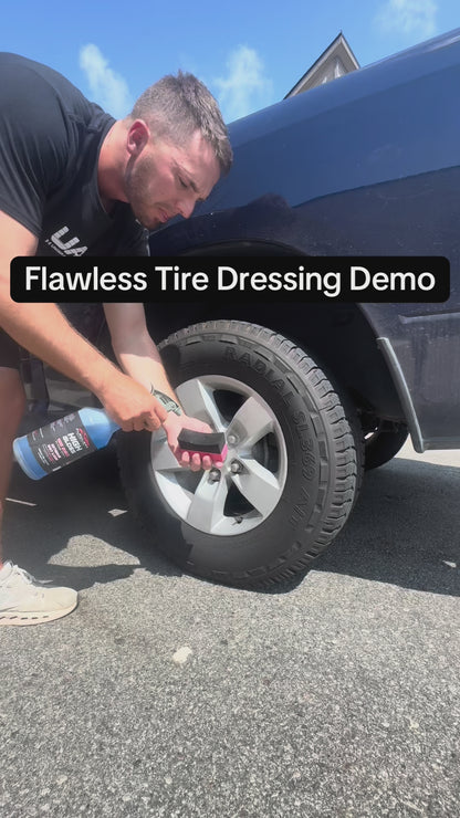 Flawless Tire Dressing – Extreme Wet Look, Weeks of Protection